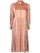 Bodice Studio Pleated Shirt Dress - Pink