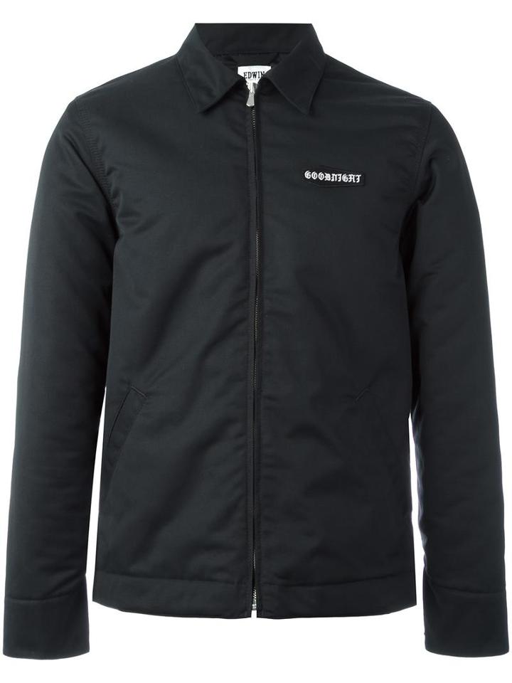 Edwin 'capitol' Jacket, Men's, Size: Medium, Black, Cotton/polyester