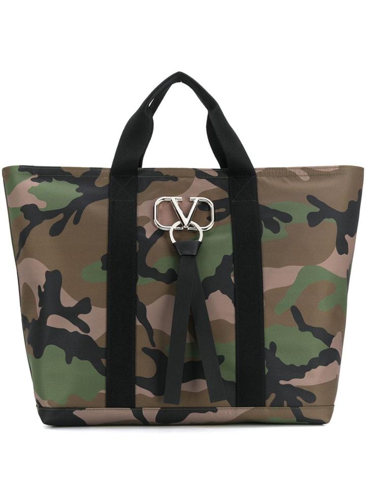 Valentino Valentino Garavani Vring Tote Bag - Green