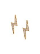 Federica Tosi Lightening Bolt Earrings - Gold