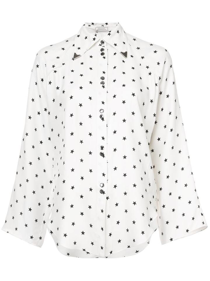 Nina Ricci Star Print Shirt - White