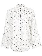 Nina Ricci Star Print Shirt - White