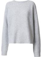 Protagonist Round Neck Jumper, Women's, Size: Small, Grey, Cashmere