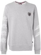 Plein Sport Sleeve Print Sweatshirt - Grey