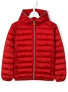 Save The Duck Kids Hooded Puffer Jacket, Girl's, Size: 12 Yrs