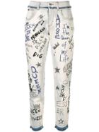 Dolce & Gabbana Queen Jeans - White