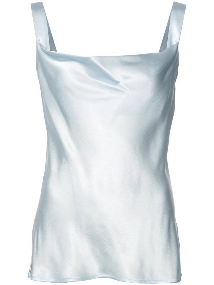 Protagonist - Metallic Tank Top - Women - Viscose - L, Blue, Viscose