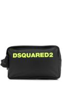Dsquared2 Logo Print Wash Bag - Black