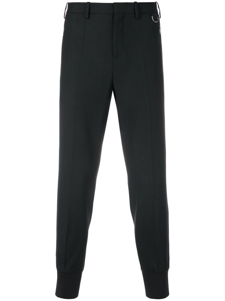 Neil Barrett Gathered Ankle Trousers - Black