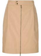 Tomas Maier Front Zip Straight Skirt
