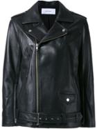 Le Ciel Bleu 'leather Rider' Jacket