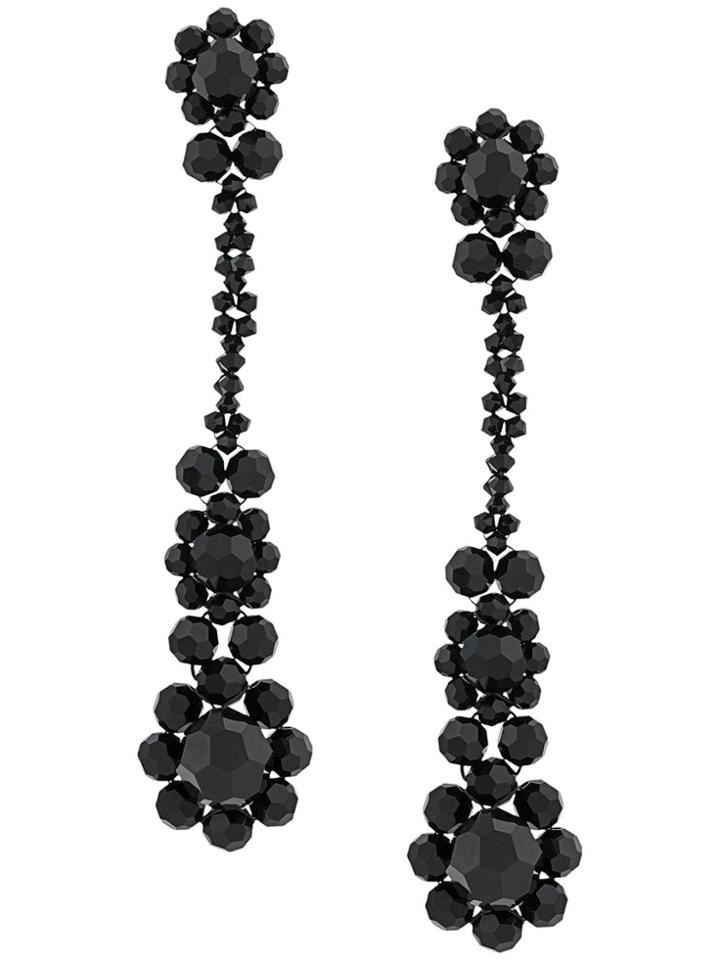 Simone Rocha Chandlier Earrings - Black