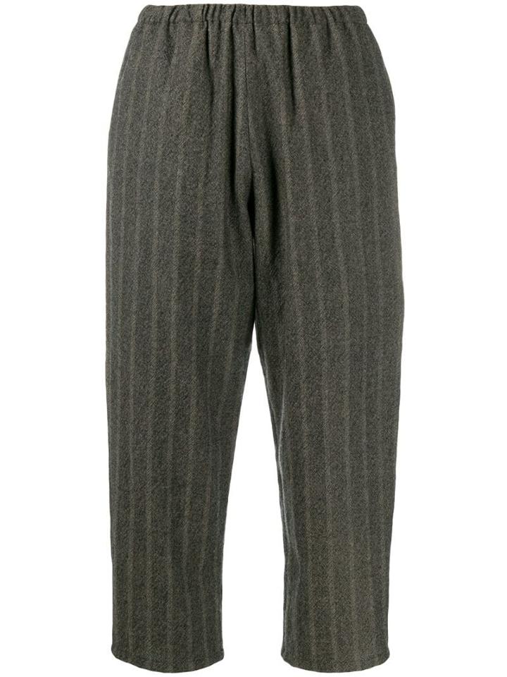 Apuntob Stripe Weave Slacks - Grey