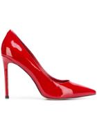 Gianni Renzi Pointed Toe Pumps - Red