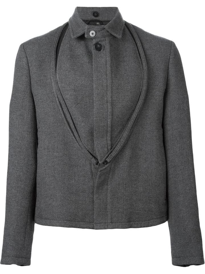 Ann Demeulemeester Zipped Front Boxy Jacket