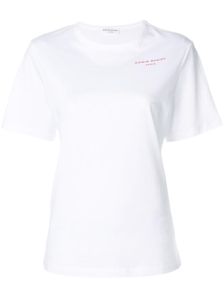 Sonia Rykiel Slogan Print T-shirt - White