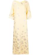 Mounay Moonlight Kaftan Dress - Yellow