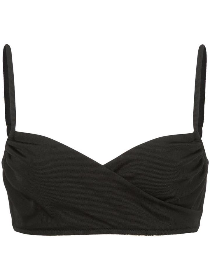 Morgan Lane Daisy Bikini Top - Black