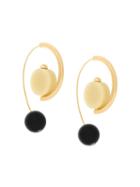 Marni Hook Earrings, Women's, Black