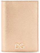 Dolce & Gabbana Dauphine Passport Holder - Gold