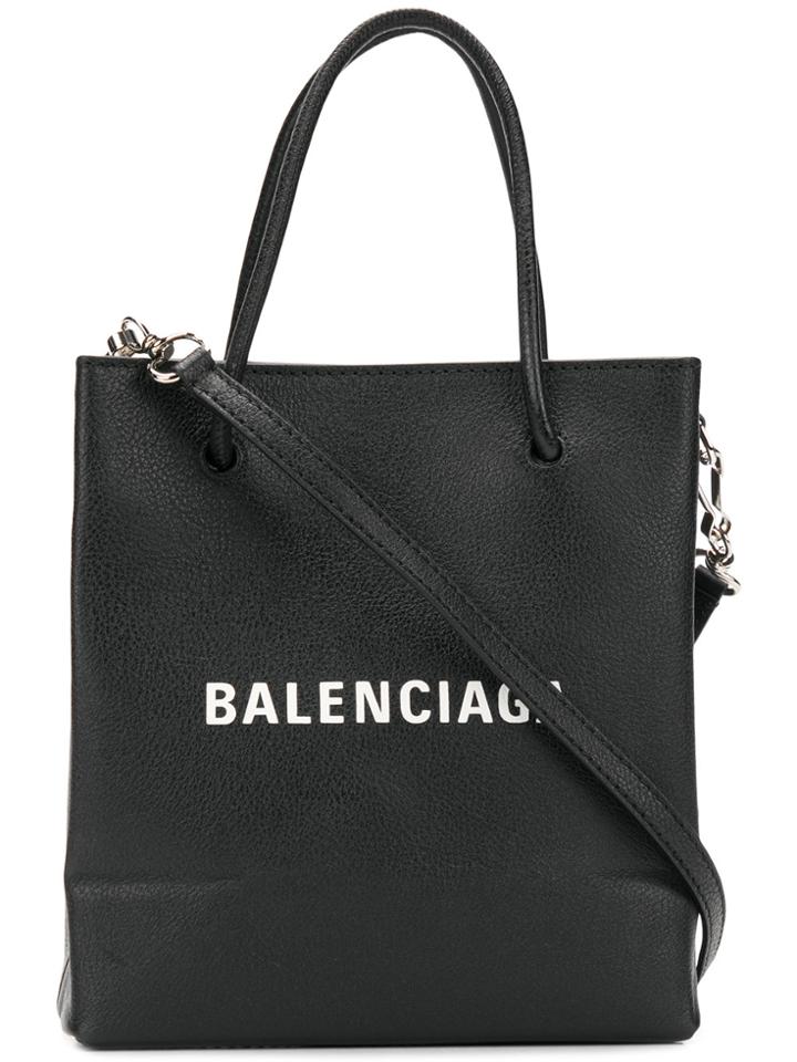 Balenciaga Shopping Tote Xxs Aj - Black