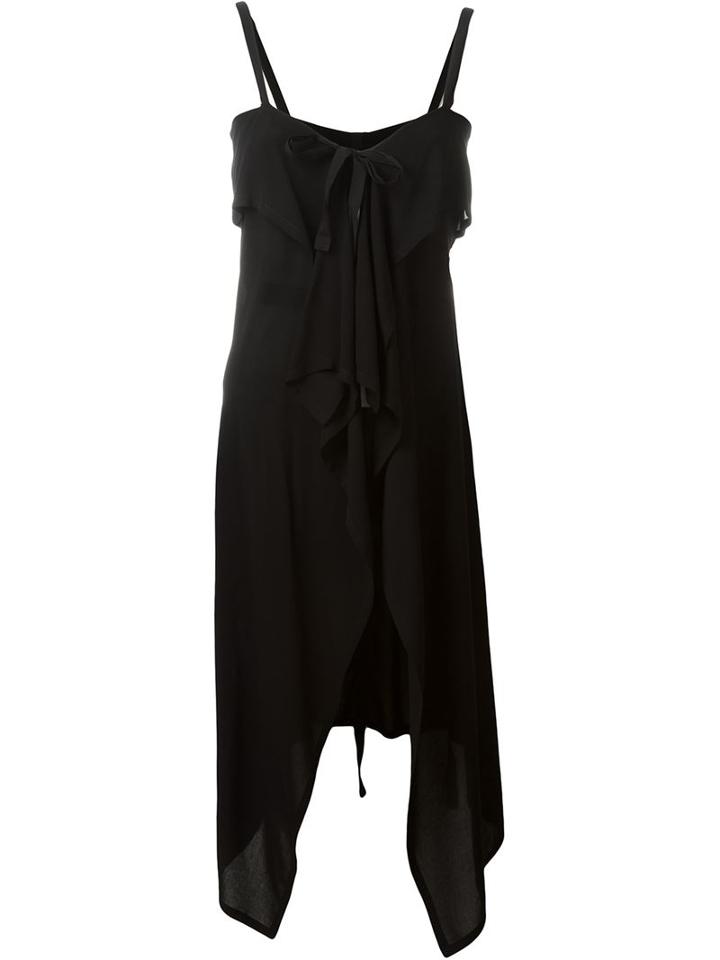 Ann Demeulemeester Long Top With Ribbon