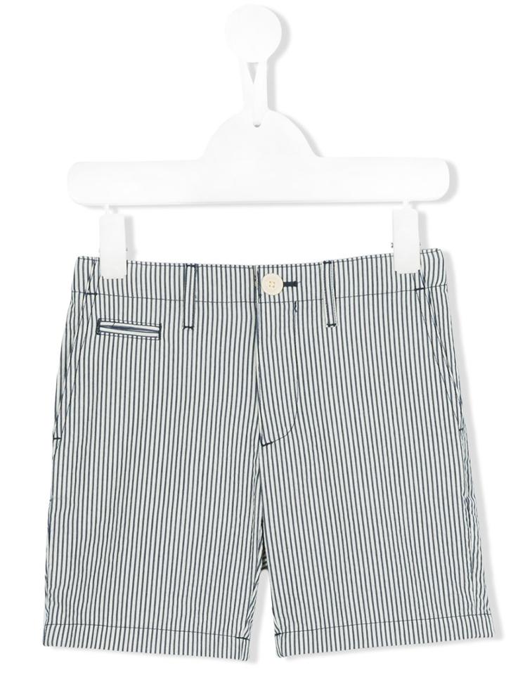 Burberry Kids - Tristen Shorts - Kids - Cotton/polyamide - 8 Yrs, Boy's, Blue