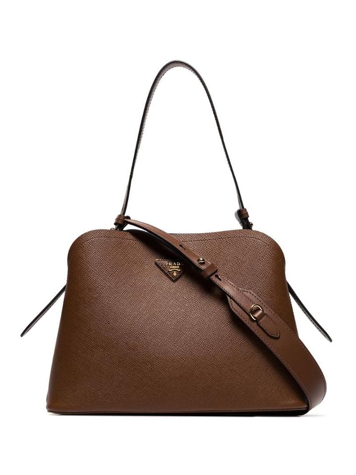 Prada New Promenade Small Shoulder Bag - Brown