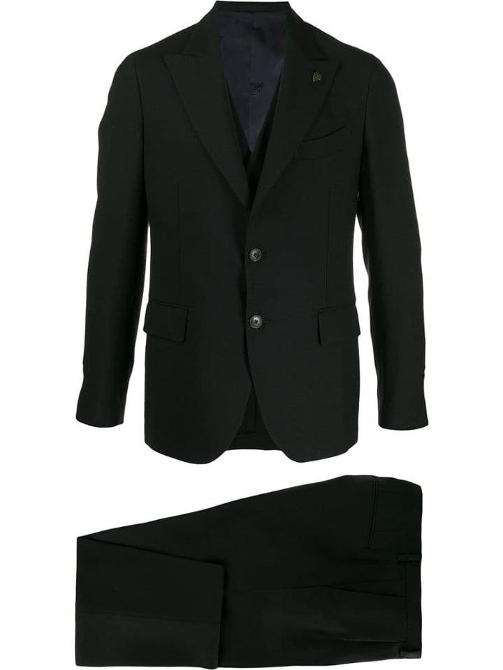Gabriele Pasini Fitted Two-piece Suit - Black