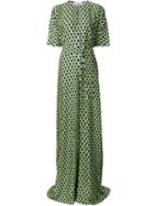 Tome - 'geometric Print Oversized' Jumpsuit - Women - Polyester/viscose - L, Women's, Green, Polyester/viscose