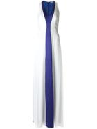 Tufi Duek Contrasting Detail Dress - White