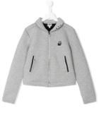 Karl Lagerfeld Kids Zipped Jacket, Girl's, Size: 16 Yrs, Grey