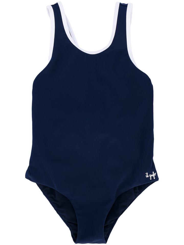 Il Gufo - Scoop Neck Swimsuit - Kids - Nylon/polyamide/spandex/elastane - 6 Yrs, Blue