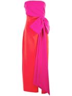 Sachin & Babi Roza Colour-block Gown - Red