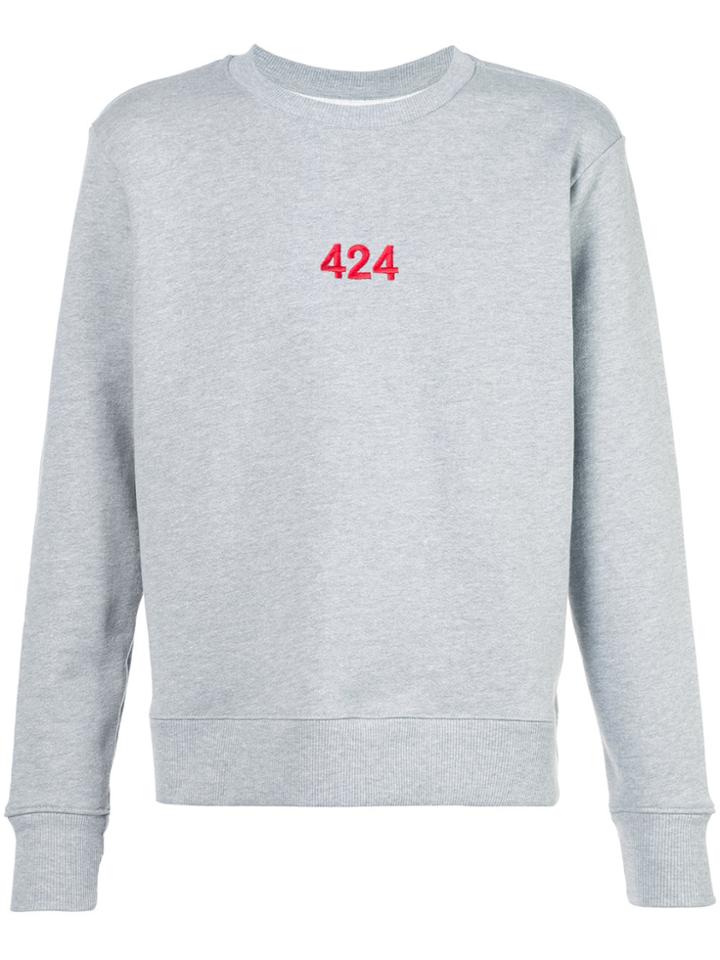 424 Fairfax Alias Crewneck Sweatshirt - Grey