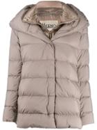 Herno Double Layered Padded Coat - Grey