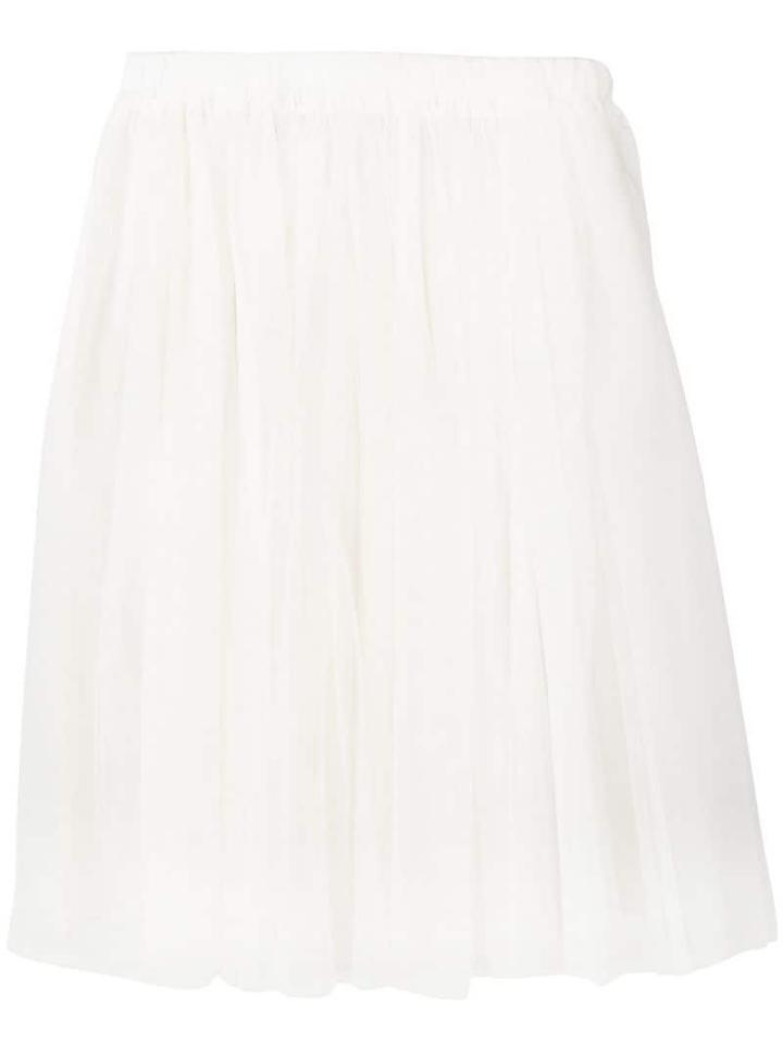 Comme Des Garçons Pre-owned 2009 Tulle Tutu Skirt - White