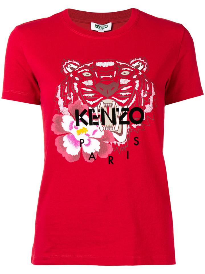 Kenzo Logo Patch T-shirt - Red