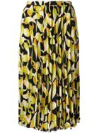 No21 Pleated Skirt With Print - Multicolour