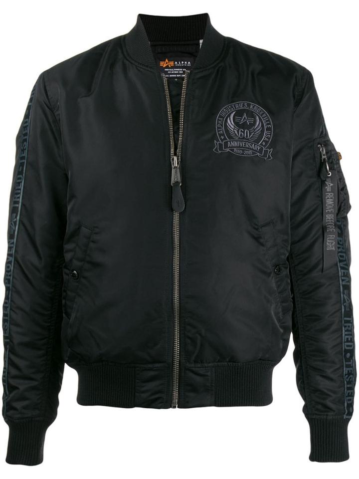 Alpha Industries Bomber Flight Jacket - Black