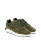 Hogan Kids Hogan Kids Hxc3710ap30 Jui6edb Leather - Green
