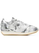 Philippe Model Monaco Argent Sneakers - Metallic