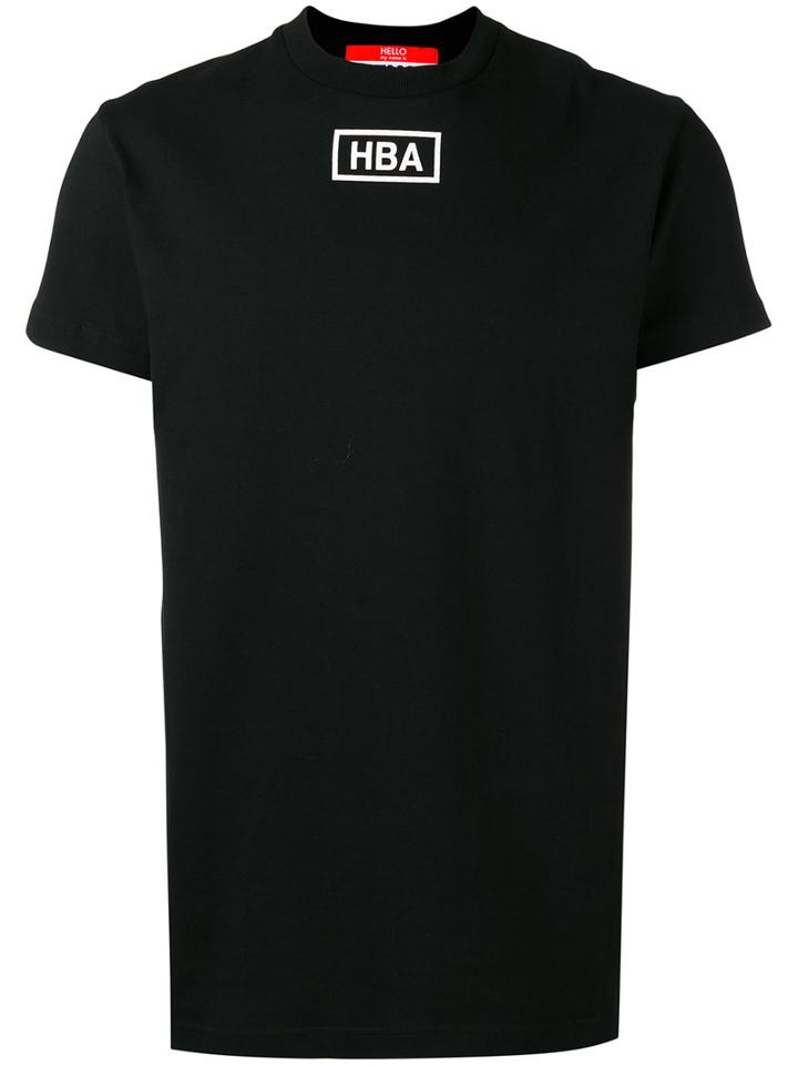 Hood By Air - Printed T-shirt - Unisex - Cotton - L, Black, Cotton