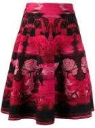 Alexander Mcqueen A-line Short Skirt - Red