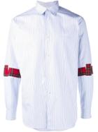 Comme Des Garçons Shirt Striped Shirt, Men's, Size: Xl, White,