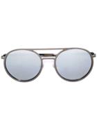 Christian Koban Round Frame Sunglasses - Metallic