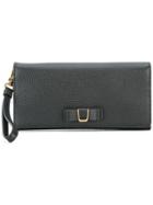 Bally Flap Closure Clutch - Black