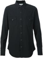 Saint Laurent Classic Denim Shirt, Men's, Size: Xs, Black, Cotton