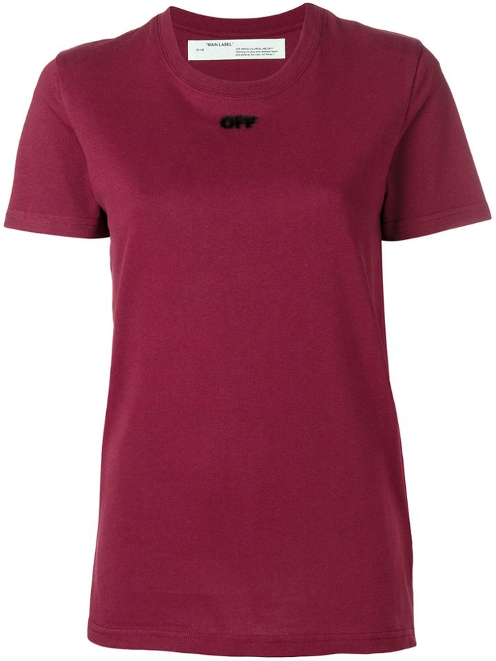 Off-white Logo Short-sleeve T-shirt - Red