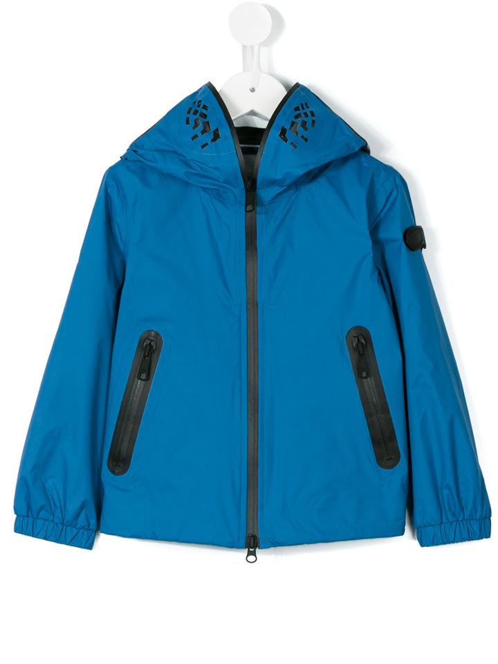 Ai Riders On The Storm Kids - Mask Hood Jacket - Kids - Nylon - 4 Yrs, Blue